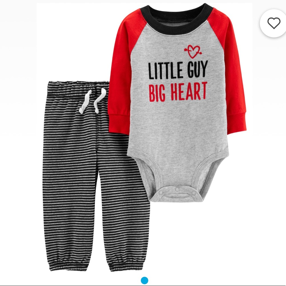 Big Heart Little Guy - Baby Boy Valentine’s Outfit